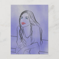 She Watches the Sky 2 - Postcard