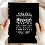 She Whispered Back I Am The Storm Planner<br><div class="desc">Embrace your inner strength with this "She Whispered Back I Am The Storm" planner. Perfect for women who love motivational quotes, this planner combines powerful words with practical organization. The elegant design and inspiring message add a touch of sophistication to your daily planning. Ideal for modern women seeking a stylish...</div>