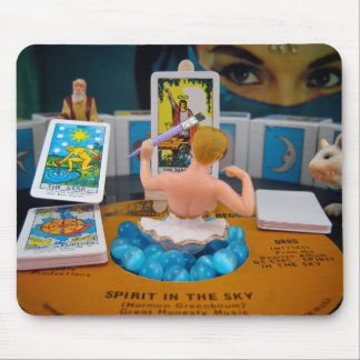 She who creates Good Fortune Mousepad