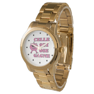 She Who Dares Wins French Saying Ladies  Watch