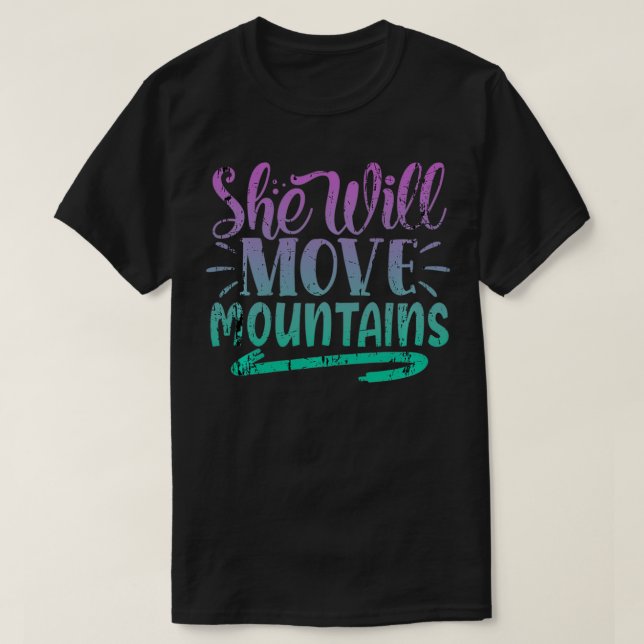 She Will Move Mountains Pullover  (Design Front)
