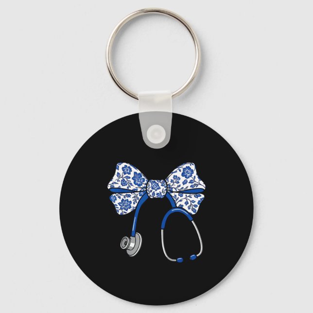 She Works With Willing Hands Proverbs 31 13 Christ Keychain (Front)