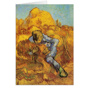 Sheaf Binder (after Millet) by Vincent van Gogh