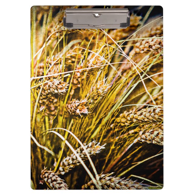Sheaf Of Wheat - Thank You Clipboard (Front)