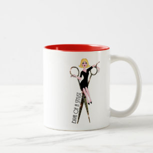 Shear DIVA - Hair Stylist DIVA Two-Tone Coffee Mug