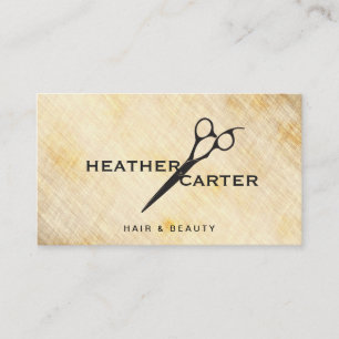 Shear Modern / Rustic Appointment Card