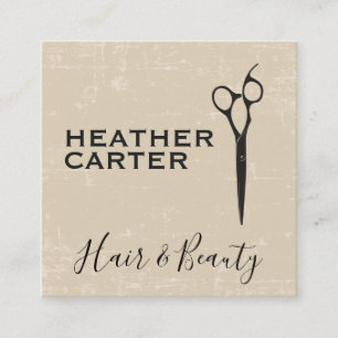 Shear Modern Rustic Hair and Beauty Appointment Card