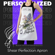 Shear Perfection Hairstylist Personalized Apron