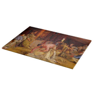 Shearing the Rams Tom Roberts 1890 Australian Art  Cutting Board