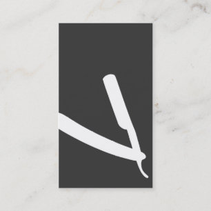 Shears Barber/Cosmetologist Business Card (Grey)