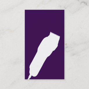 Shears Barber/Cosmetologist Business Card (Purple)
