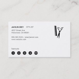 Shears & Comb (punch card 5)