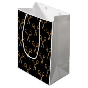 Shears (gold) medium gift bag