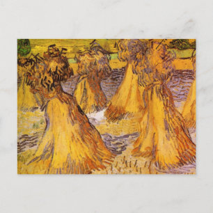 Sheaves of Wheat by Vincent van Gogh Postcard