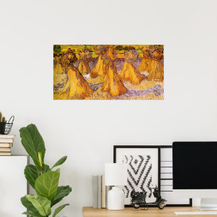 Sheaves of Wheat by Vincent van Gogh Poster
