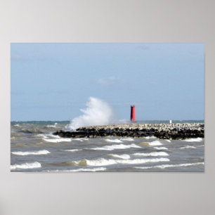 Sheboygan lighthouse poster