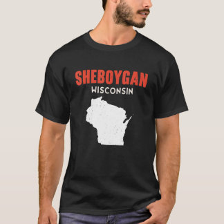 Sheboygan USA State America Travel Montanan Helena T-Shirt