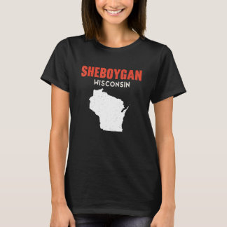 Sheboygan USA State America Travel Montanan Helena T-Shirt
