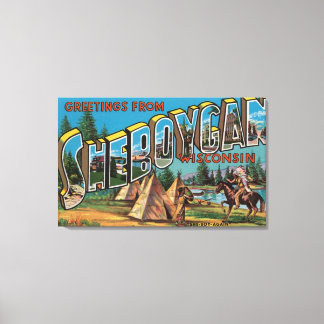 Sheboygan, Wisconsin (Indians # 2) Canvas Print