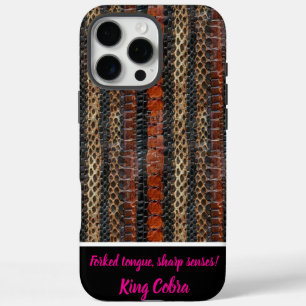 Shed snake skins in intricate patterns iPhone 16 pro max case