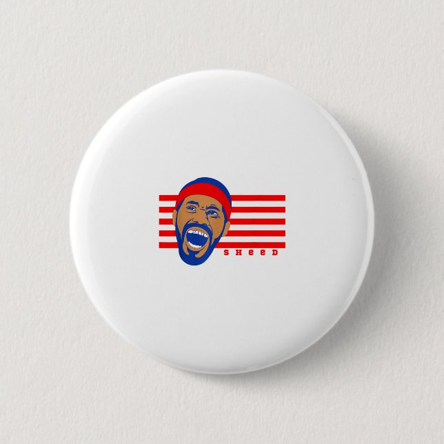 Sheed, Basketball Legends, Rasheed, Don't Lie, Wal 2 Inch Round Button (Front)