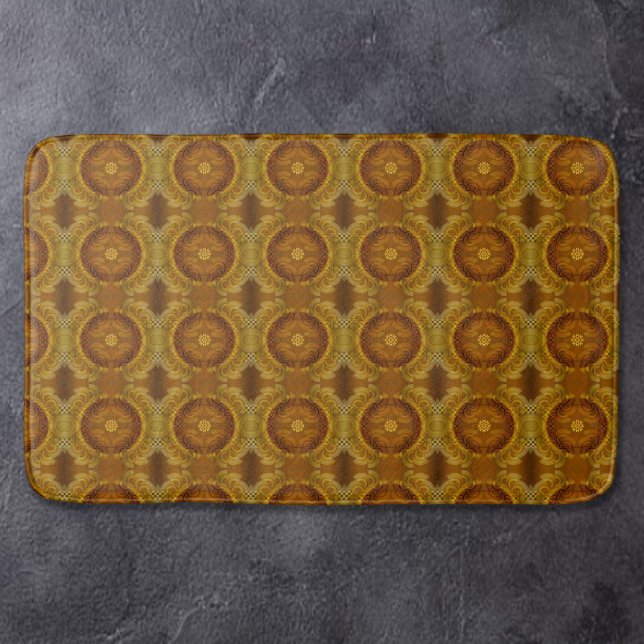 Sheen mesmerizing semicircular pattern bath mat (Creator Uploaded)