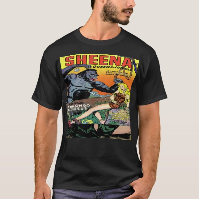Sheena Queen of the Jungle Comic Book T-Shirt (Front)