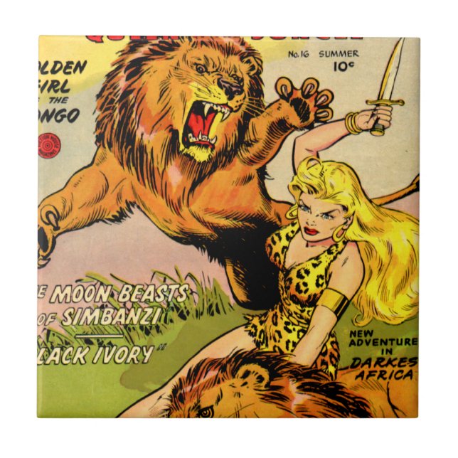 Sheena Queen of the Jungle Tile (Front)