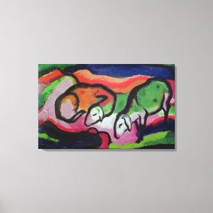 Sheep, 1912 canvas print