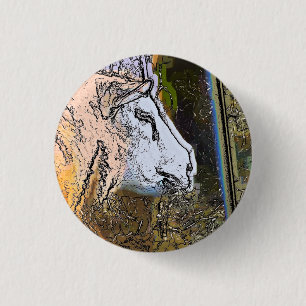 SHEEP 1 INCH ROUND BUTTON