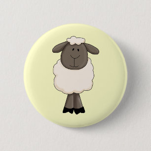 Sheep 2 Inch Round Button