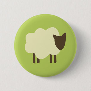 Sheep 2 Inch Round Button