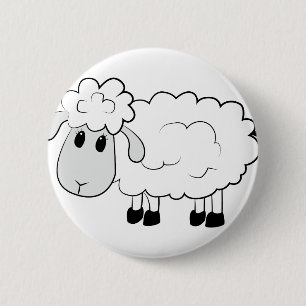 Sheep 2 Inch Round Button