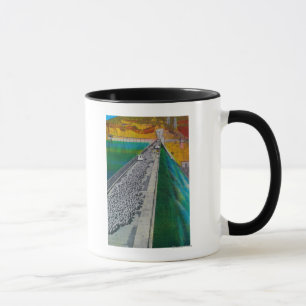 Sheep across Grand Coulee Dam Mug