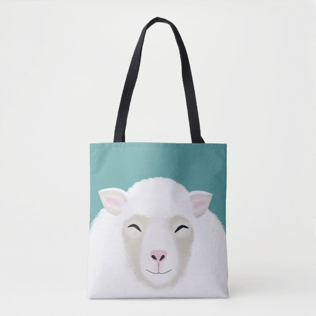 Sheep Allover Tote Bag (Front)