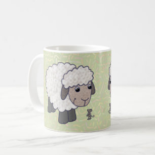 sheep and mouse coffee mug