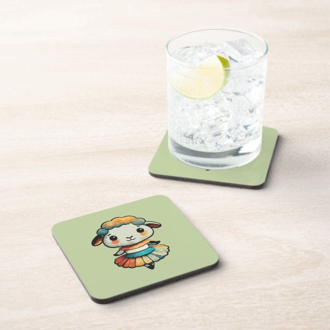 Sheep Ballerina Coaster (Right Side)