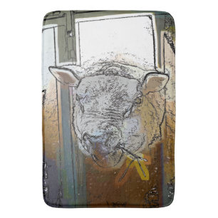 SHEEP BATH MAT