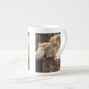 sheep bone china mug