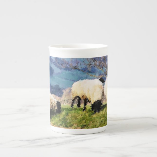 SHEEP BONE CHINA MUG (Front)