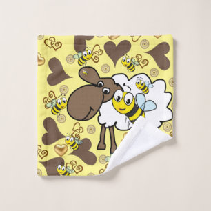 Sheep Brown Sheep Hands Bathroom Towel Sets