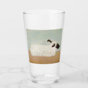 Sheep (by Milton Avery) Glass