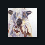 Sheep Canvas Print<br><div class="desc">Sheep (mixed media) Gibbs Lou / Private Collection / Bridgeman Images Farm Animals Rural Scenes Farm Animals</div>