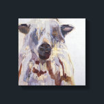 Sheep Canvas Print<br><div class="desc">Sheep (mixed media)  Gibbs  Lou / Private Collection / Bridgeman Images Farm Animals Rural Scenes Farm Animals</div>