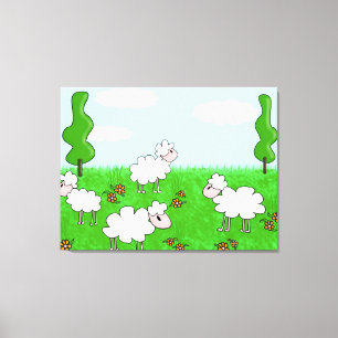 Sheep Canvas Print