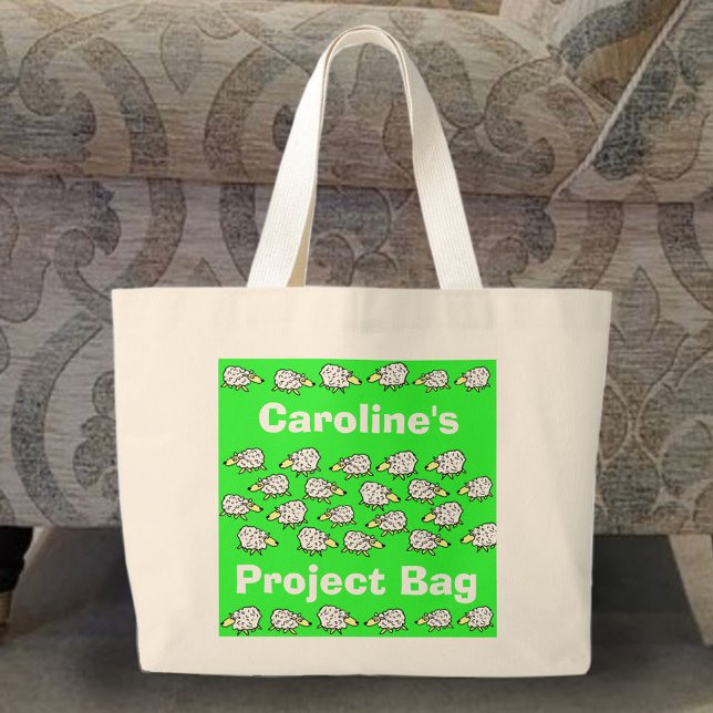 Sheep Cartoon Crafting Project Bag (Creator Uploaded)