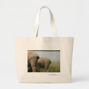 Sheep, cc-designs-logo large tote bag