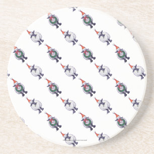 Sheep Christmas Coaster