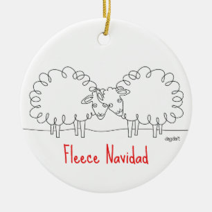 Sheep Christmas Ornament