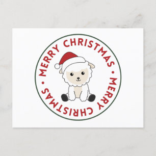 Sheep Christmas Sheep Winter Animals Postcard